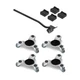 Vevor 4 Pack 6 Inch Steel Furniture Mover Dolly 440Lbs Capacity With Lifter