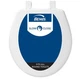 Bemis Slow Close Toilet Seat Round White Easy Clean Hinges Durable Plastic