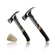 Tools Hammer Set, 20 oz Nailing Hammer and 22 oz Framing Hammer with Rip Claw...