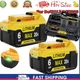 For DeWalt 20V Max Lithium Ion 6.0AH Battery pack /Charger DCB206 DCB205 DCB200