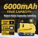 2/4pack 6.0AH Lithium Ion Battery For DeWalt 20V 20 Volt Max DCB206 DCB200