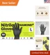 HEAVY DUTY Nitrile Gloves 8 Mil Diamond Texture Disposable Chemical Resistant...