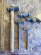 5 Piece Lot Blue-Point Ball Peen Machinist Hammers And Hammer Heads- Turner Day