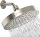 SparkPod Shower Head - High Pressure Rain - 6 Inch, Elegant Brushed Nickel