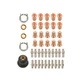 45PCS for YESWELDER CUT65DS IPT40 Plasma Cutting Torch Tip Electrode ConsumablOr