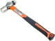Edward Tools Ball Peen Hammer 16 oz. - Forged Fine Grain Steel Head - Silver 
