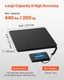 VEVOR Digital Postal Scale, 0.35 oz/3.5 oz Dual Accuracy, 440 lbs Commercial Wei