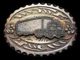 MG15152 VINTAGE 1970s **BIG RIG SEMI TRUCK** WESTERN & COWBOY BELT BUCKLE