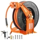 VEVOR Retractable Air Hose Reel w/Double Arms,3/8 INx65FT Hybrid Air Hose Max 30
