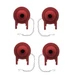 Essential Values 4-Pack Toilet Flapper Replacement 3" for Toto G-Max THU499S THU