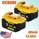 1-4PCS For DeWalt 20V 20Volt Max 12.0AH Lithium Ion Battery DCB206 DCB205 DCB200