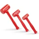 Tekton HDB93001 Dead Blow Hammer Set, 3-Piece (13, 21, 39 oz.)