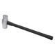 Westward 22Xp75 Sledge Hammer, 6 Lb., 30 In, Rubber/Steel