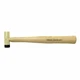 4 oz. Brass Hammer Delrin Tip Gun Care Smith Hickory Handle Grace USA BH-4DT