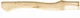 AMES 2024000 14" Scout Short Hickory Replacement Axe Handle for 1.25 Lb Axe Head