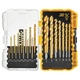 DEWALT Drill Bit Set 21 Pc Titanium Nitride Coated Pilot Point DEWALT Bit Set