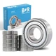 BGR 10 pcs 6203 ZZ  EMQ Lubricated Chrome Steel Sealed Ball Bearing, 17x40x12 mm