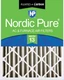 Nordic Pure 20x24x4 (3 5/8) Pleated Air Filters MERV 13 Plus Carbon 1 Pack