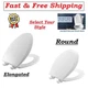 BEMIS 500EC 390 Toilet Seat with Easy Clean&Change Hinges, 1 Pack, Select Style.