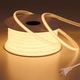 BENLUN AC 110V COB LED Strip Lights Outdoor 65.6ft, Warm White 3000K