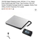VEVOR 440 lbs x 1.7 oz Shipping Scale Digital Postal Scale AC/DC Package LCD
