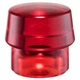 HALDER SIMPLEX 3206030 Hammer Tip,1 3/16 In,Medium hard,Red PK 10
