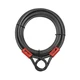 BV 30FT Security Steel Cable with Loops, Flex Cable, Lock Cable 3/8 Inch, for...