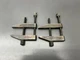 (J) L.S. STARRETT No. 161-D 2PC MACHINIST PARALLEL CLAMP SET 2.75" - VGC - USA