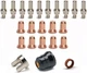 23pc Nozzle Tip Electrode Fit YESWELDER CUT-55DS Pro/CUT-65DS Plasma Cutter
