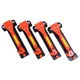 4 PCS GoDeCho Car Emergency Escape Window Breaker 7.5 x 2.8 x 1.2 inches, Red 