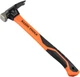 Klein Tools H80918 Smooth Face Fiberglass Hammer with Straight Claw, 18-Ounce Fo