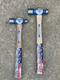 Vaughan Ball Peen Hammers 24 oz. & 16 oz. Hickory Wood Handle Commercial New USA