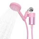 Filter Showerhead Set 70 Inch Hose 3 Spray Pink Sproos Handheld High Performance
