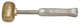 American Hammer AM5BRAG Brass Alloy Non Marring Industrial Hammer 5 lb. 4"