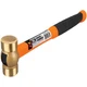PERFORMANCE TOOL W1137 Solid Brass Head Hammer - 16 oz.