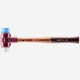 Halder Simplex Mallet with Soft Blue Rubber/Superplastic Inserts and Cast Iron H