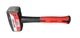 MAXPOWER 4lb Club Hammer, Mini Sledge Hammer with Red Handle, Black