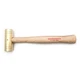 Gold Hammer Mallet 2 lb Soft Brass Head Non Sparking Made in USA GEARWRENCH R...