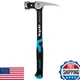 OX Pro 30-Oz Ultrastrike Framing Hammer, Milled Face, Straight Claw, Steel