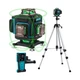 KEZERS Laser Level Set with Receiver,4 x360 Self Leveling Laser Level with Tr...