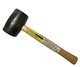 SHOPWORKS 16 Oz 575-1018 Rubber Mallet Solid Wood Handle  Black Head