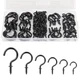 RELBRO Screw Hooks, 6 1/2 in, 5/8 3/4 7/8 1 1-1/4 Black 