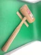 2-1/2" X 5-1/2" Barrel Shaped Hickory Mallet CARPENTERS TINNERS LINK STAR WOODEN