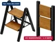 Taranta 2-Step Aluminum Ladder,Lightweight Folding Step Stool with Extra-Wide An
