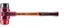 Halder 3026.050, Simplex Mallet with Black Rubber & Red Plastic Inserts