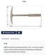 Ampco P96 Safety Tools P-96 Hand Pick, Nonspark, 9 W X 14 1/2 L
