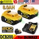 1-4X For DeWalt 20V Max XR 8.0AH Li-Ion Battery | Charger DCB205 DCB204 DCB200