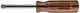 Edward Tools 1/4&rdquo; Drive Spinner Handle Nut Driver - 6&rdquo; Handle Extension - Hea...