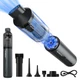 82000RPM Portable Handheld Car Vacuum Cleaner 4-in-1 Cordless for Car Home Black