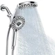 Shower Head High Pressure Rainfall Handheld Combo 10 Spray Modes Chrome Newfinde